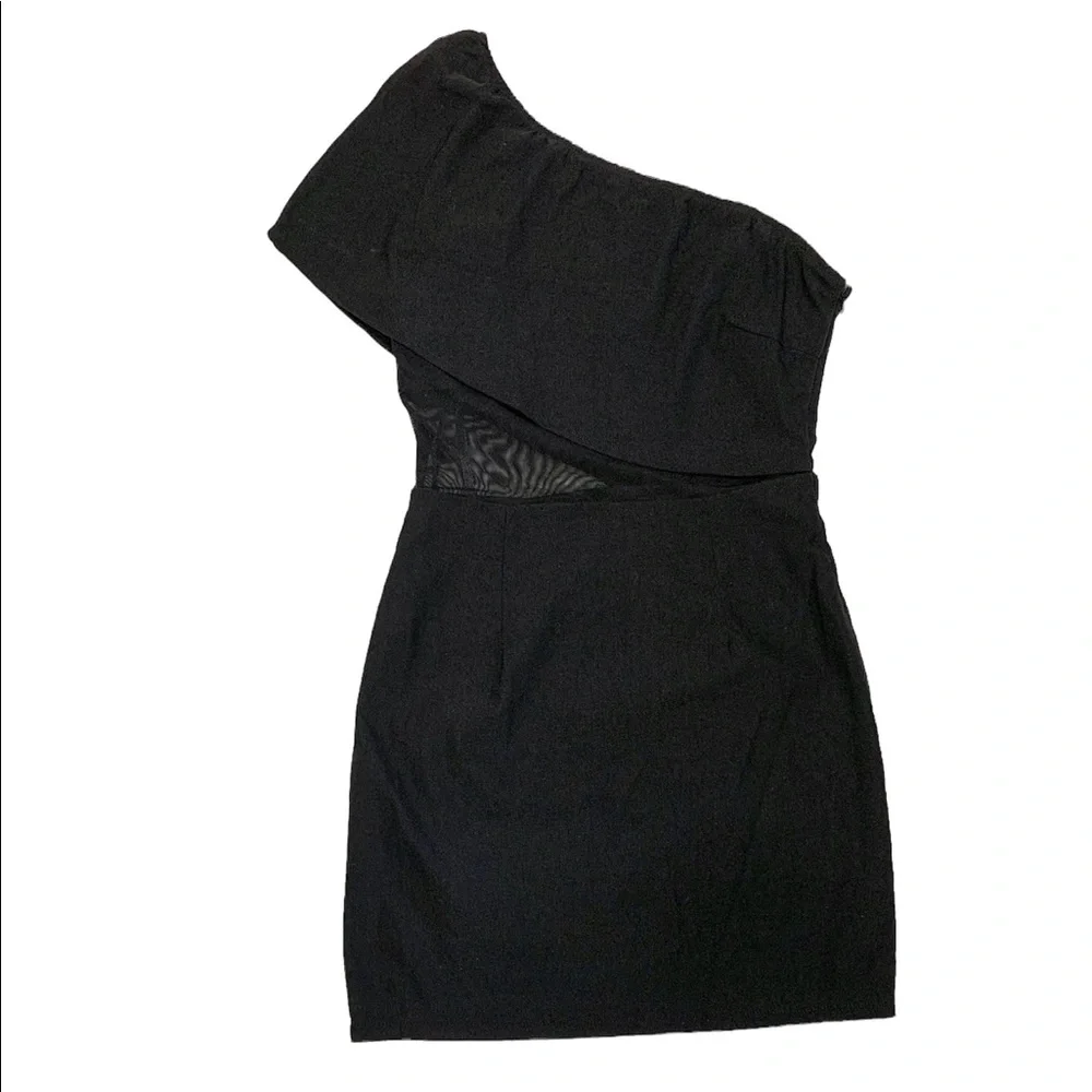 Superdown One Shoulder Sheer Waist Dress - Picture 3 of 8